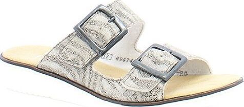 rieker silver sandals