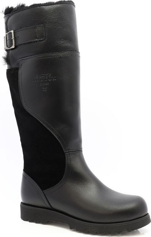 BOTTE EN CUIR IMPERMÉABLE AVEC FERMOIR-75031