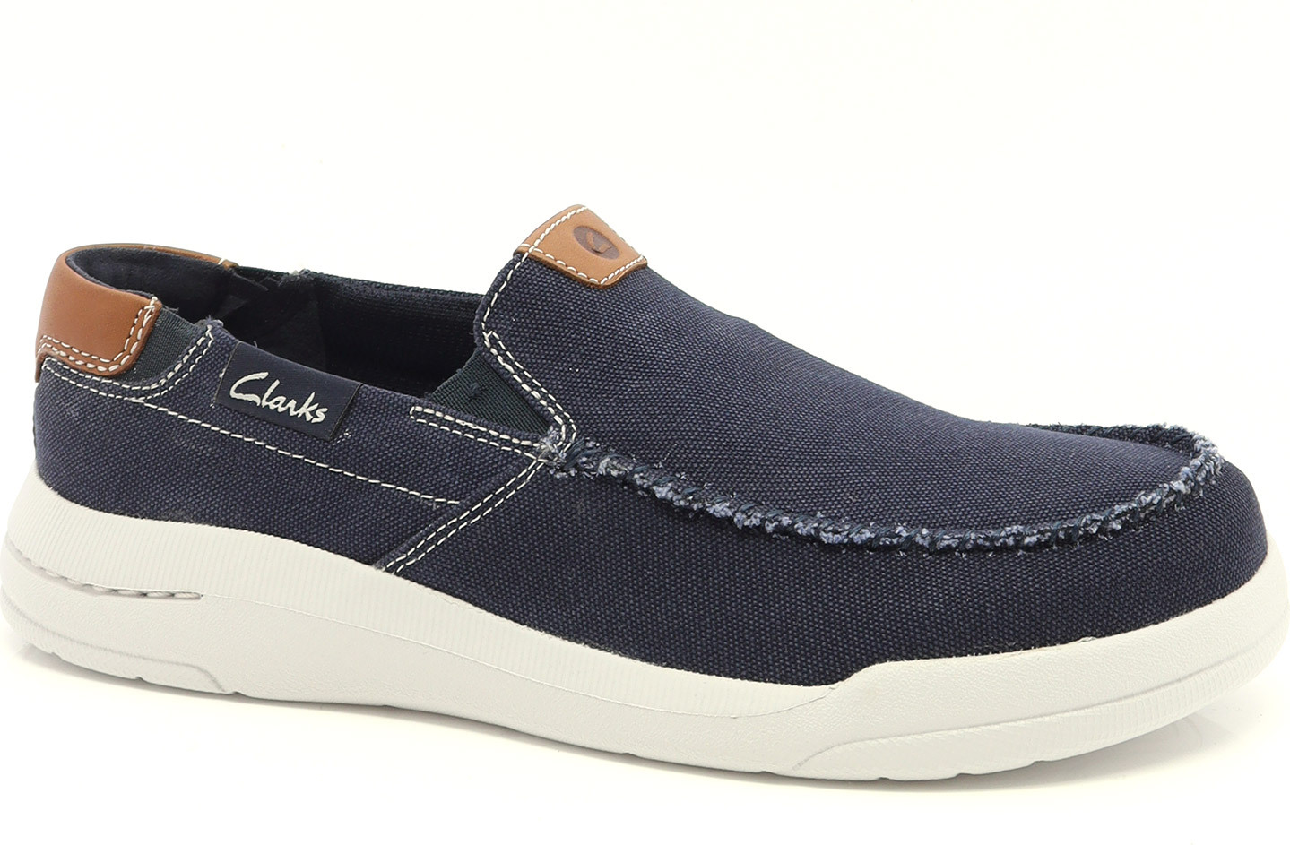 Clarks canvas shoes mens best sale