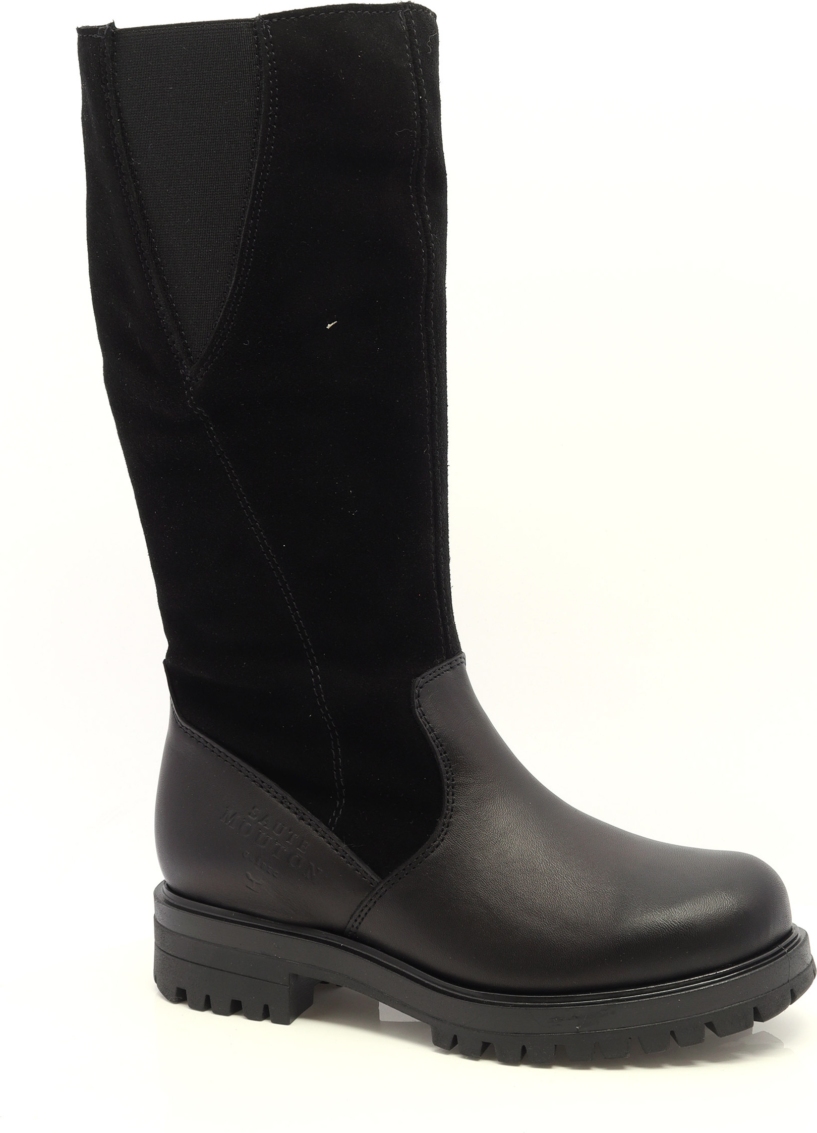 BOTTE LACÉE EN CUIR IMPERMÉABLE