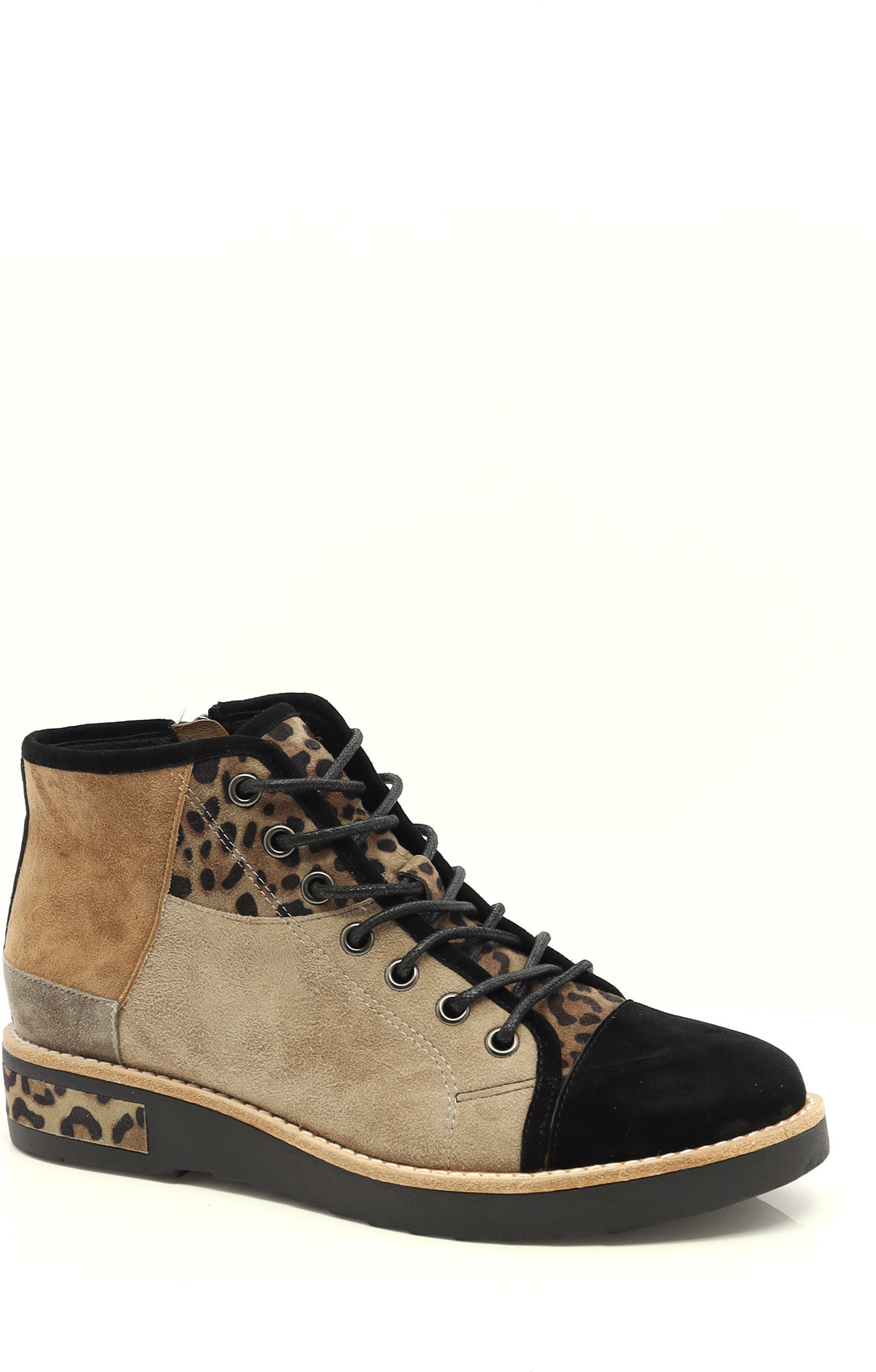 BOTTE LACÉ SUR TALON BAS-88053