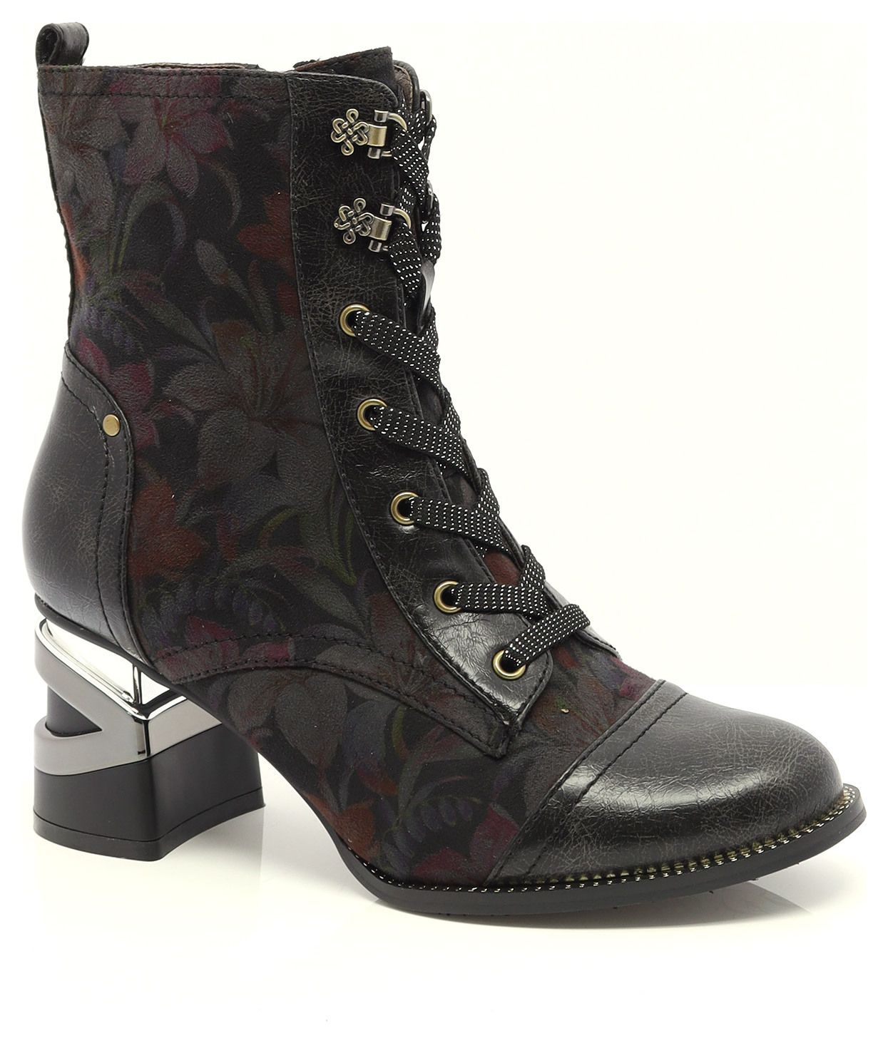 BOTTE LACÉE SUR TALON BAS-88086
