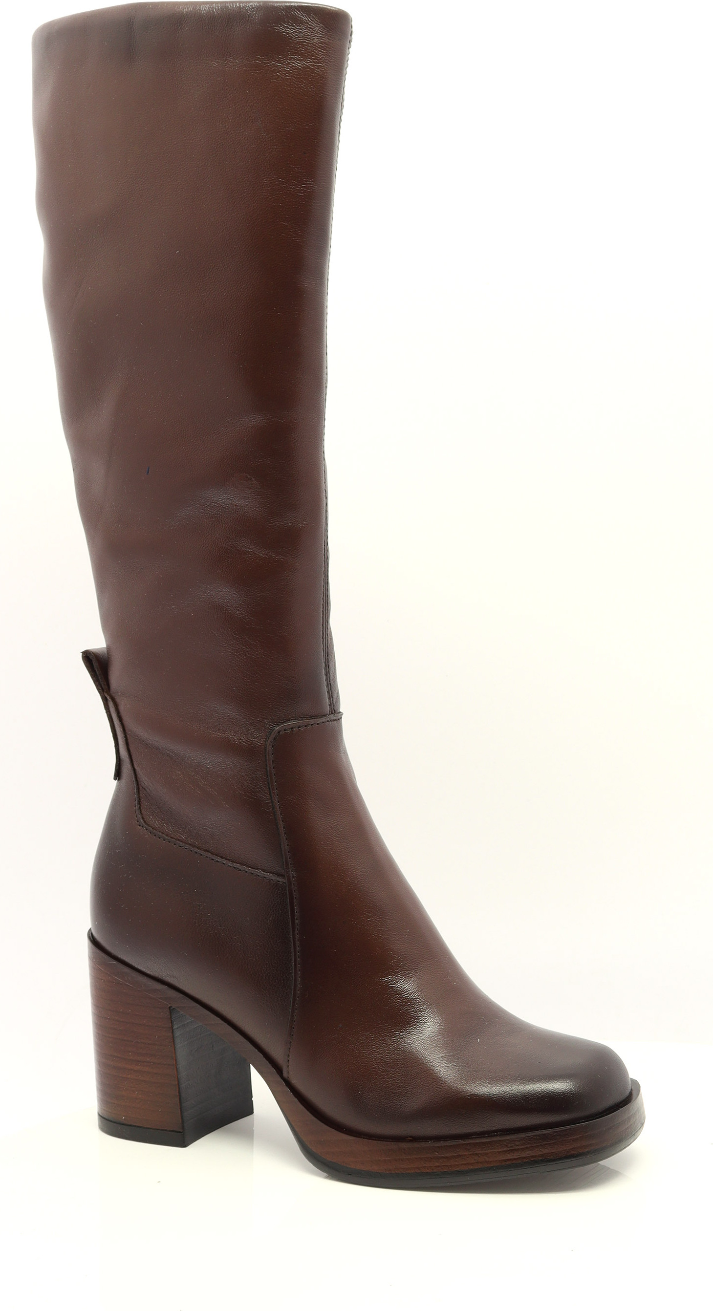 BOTTE LONGUE SUR TALON BLOC AVEC FERMOIR-88398