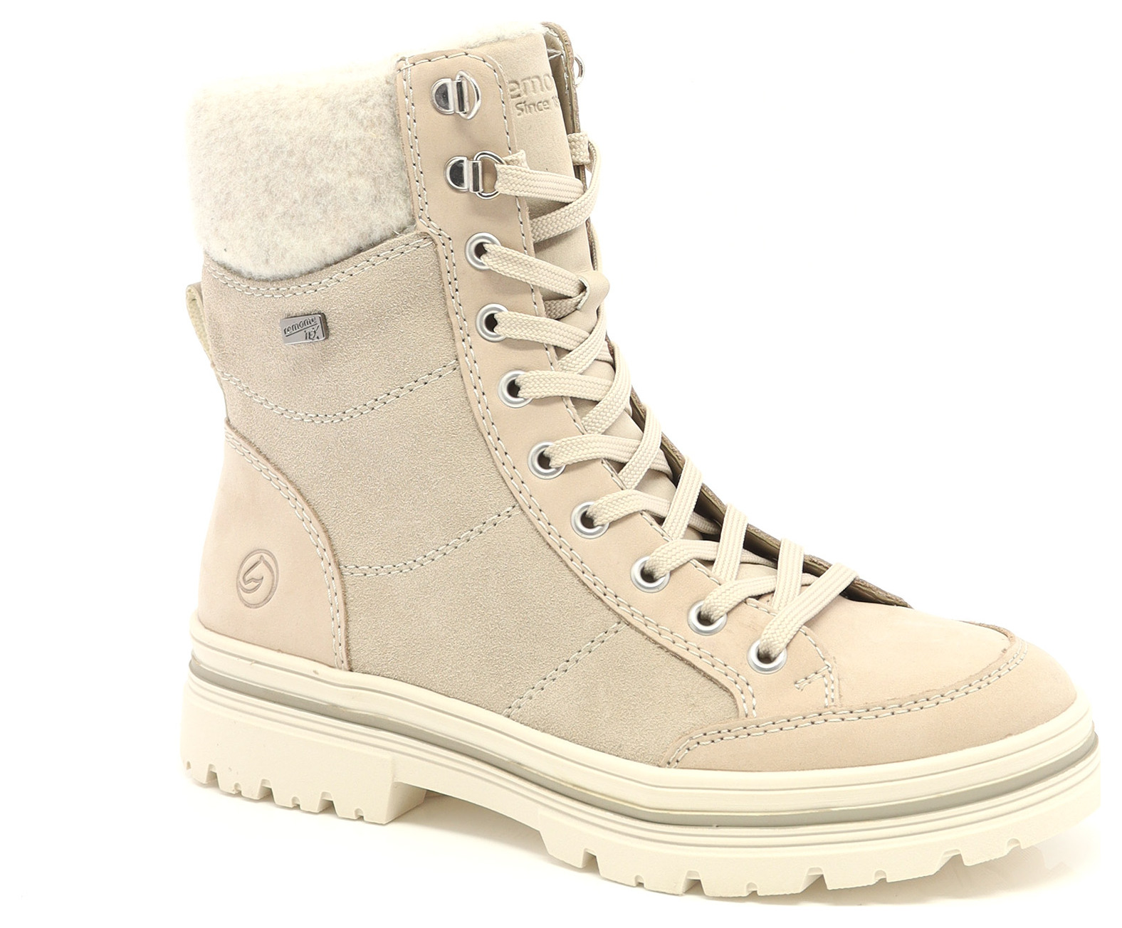 BOTTE LACÉE AVEC FERMOIR DOUBLÉE EN LAIN-88579