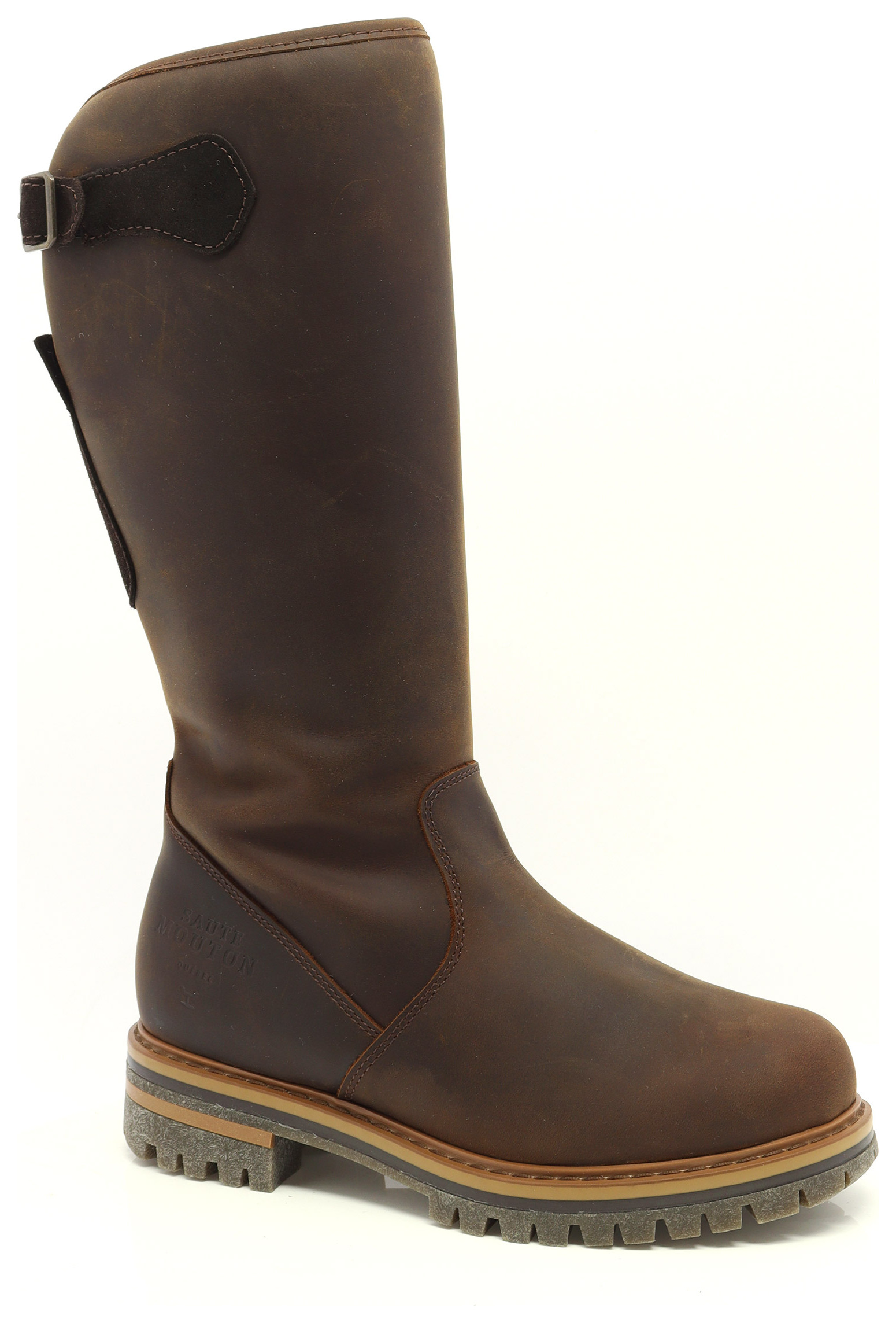 BOTTE IMPERMÉABLE DOUBLÉE EN LAINE-88841