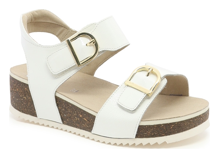 SANDALE À VELCRO SUR WEDGE-90214