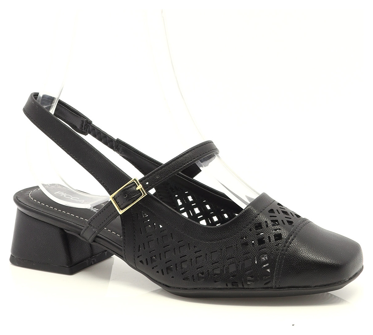 SOULIER AVEC COURROIE AU TALON-90579