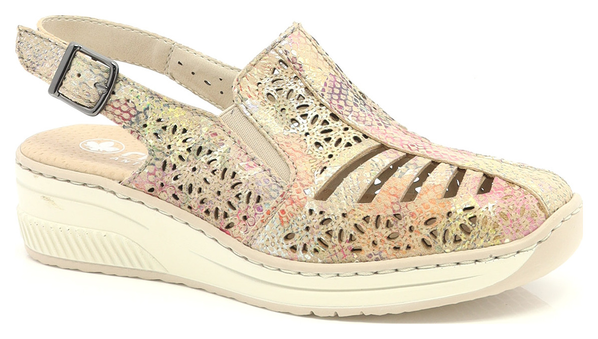 SOULIER AJOURÉ AVEC ÉLASTIQUES-91083