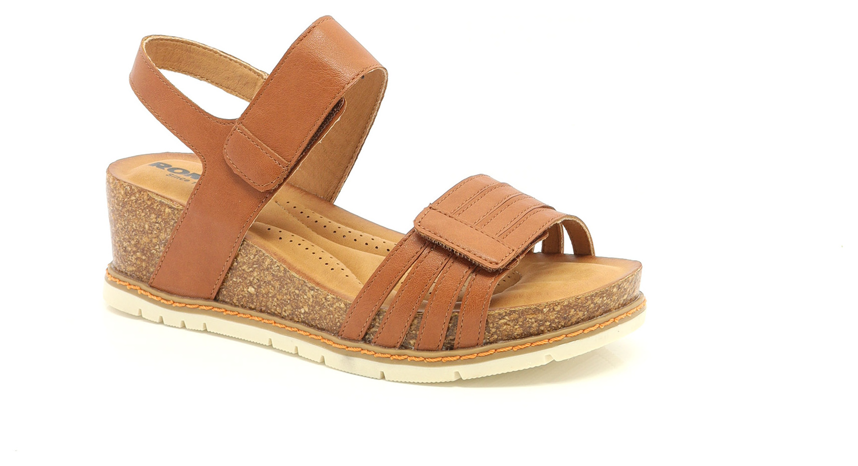 SANDALE À TALON COMPENSÉ-91229