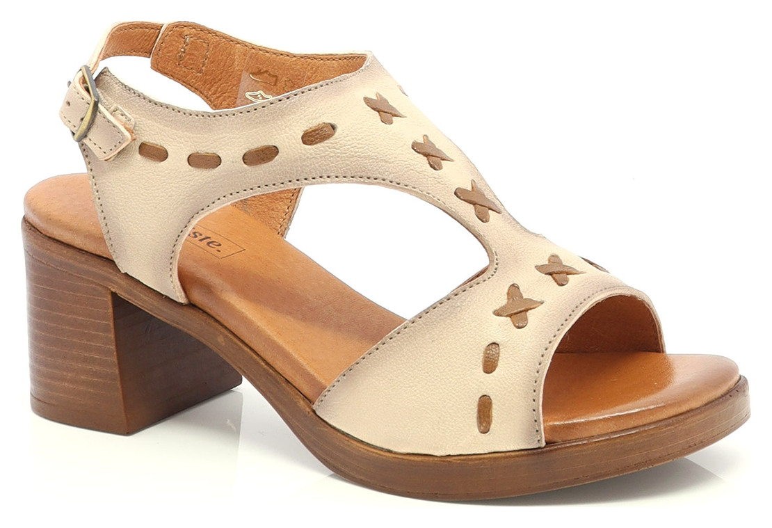 SANDALE SUR TALON BLOC-91792