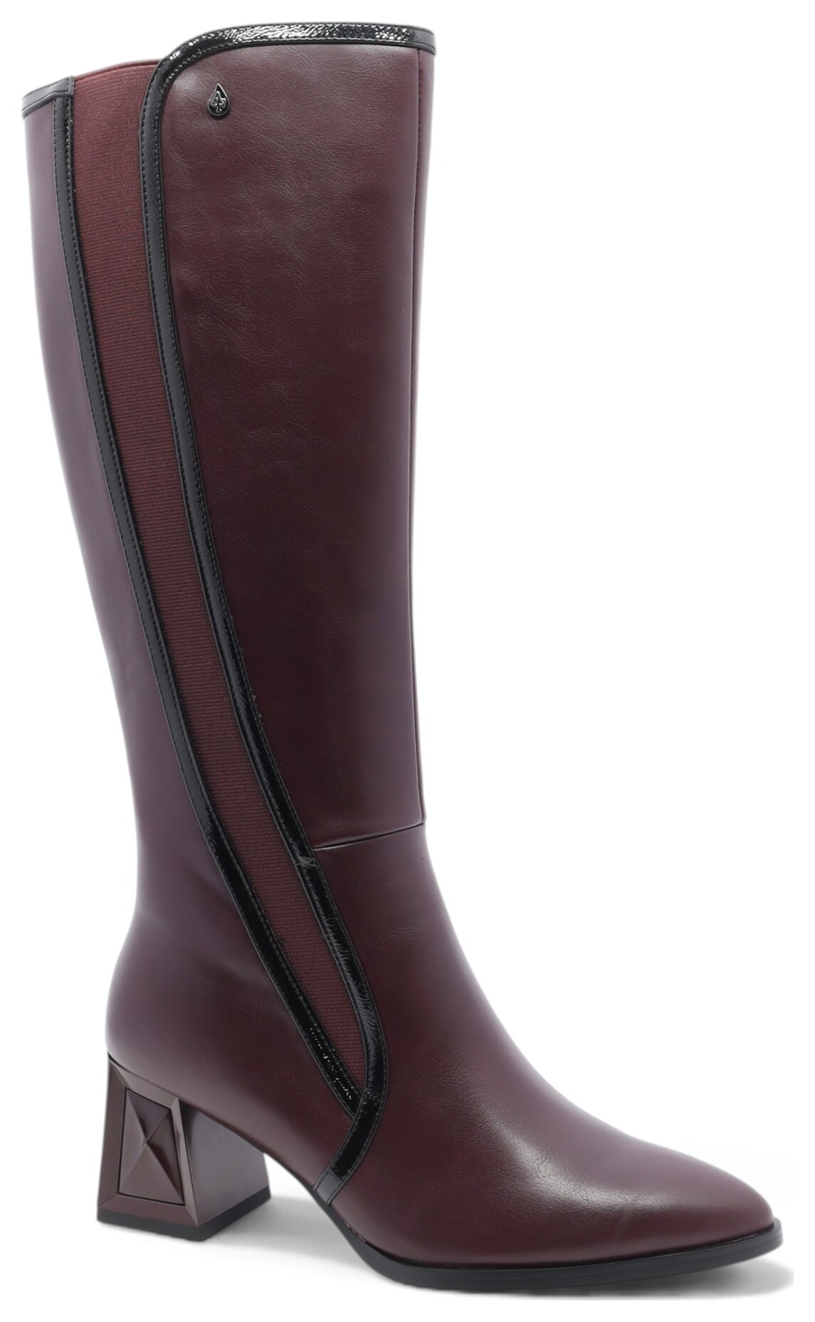 BOTTE LONGUE SUR TALON BLOC-92365