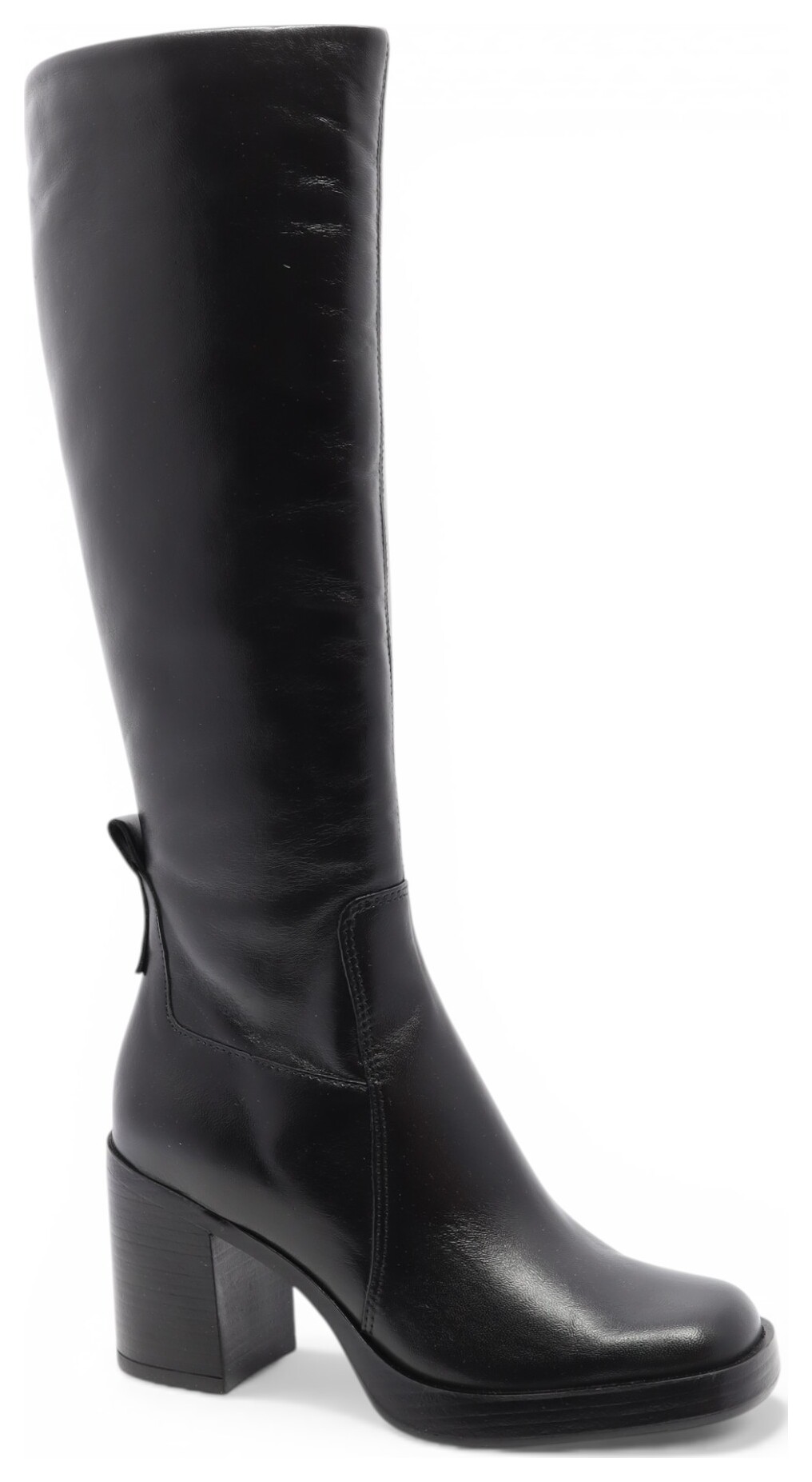 BOTTE LONGUE SUR TALON BLOC AVEC FERMOIR-92913