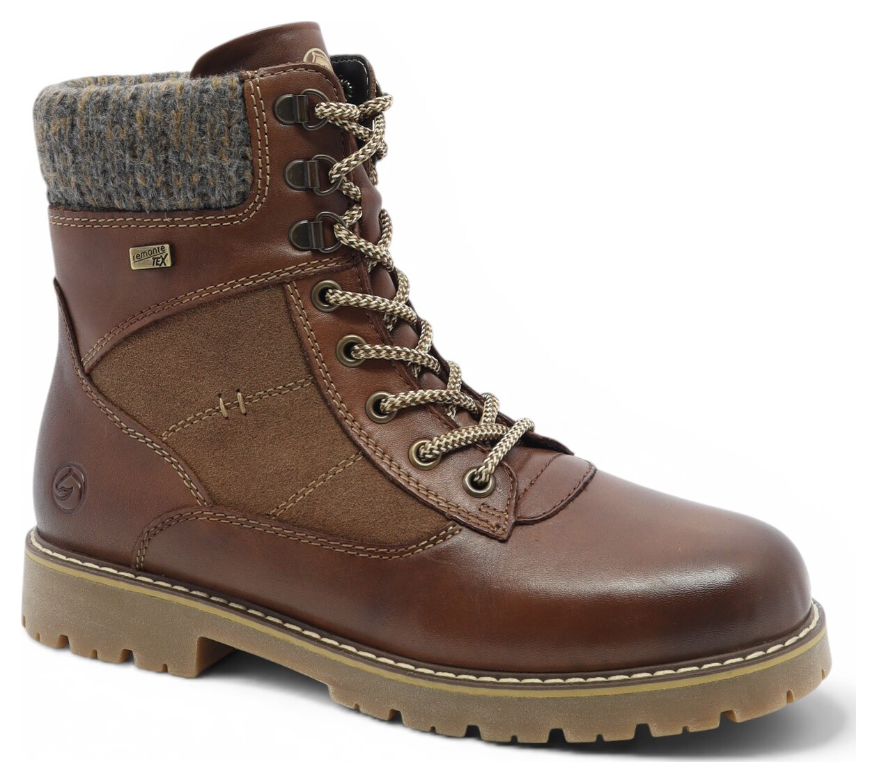 BOTTE LACÉE AVEC FERMOIR DOUBLÉE EN LAIN-93149